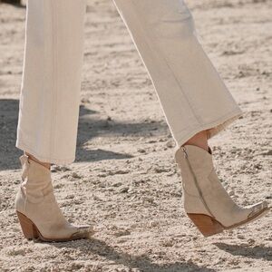 Free people Brayden western boot in bone